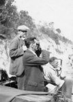 Archibald Beatty; Pip Powell and Lynn Kirk in car on beach, c. 1923