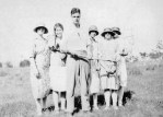 Harold Beatty with dead snake, Carron Vale, Mooroolbark c. 1926