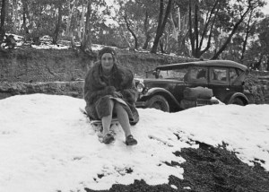 Cherry Singleton. Harold's girlfriend in the late 1920's