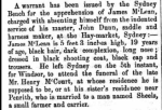 James McLean in NSW Police Gazette 14 June&nbsp;1858